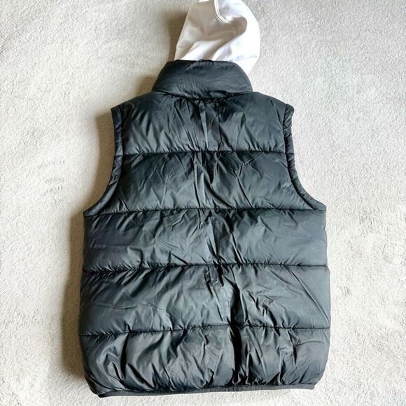 Air Jordan Boys Hooded Zipper Puffer Vest - Picture 6 of 11